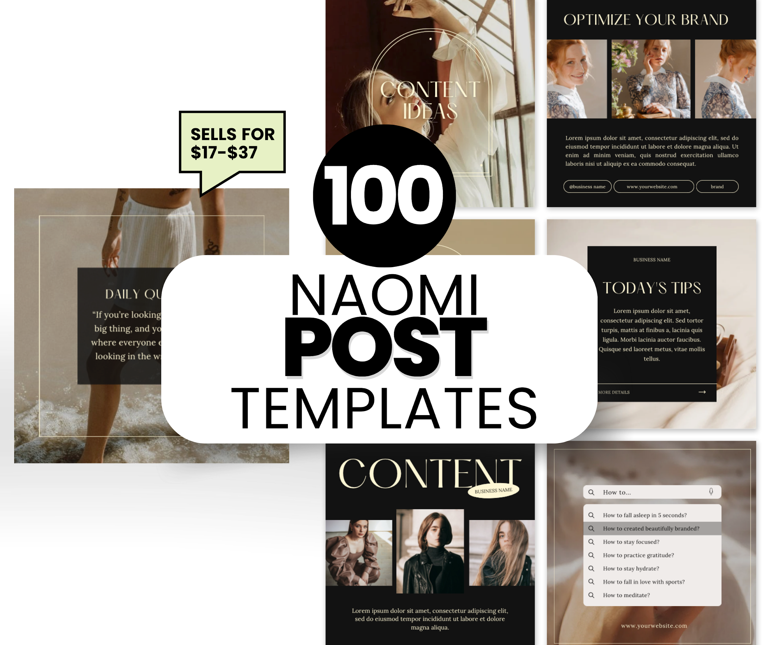 Ecommerce Facebook Post Templates