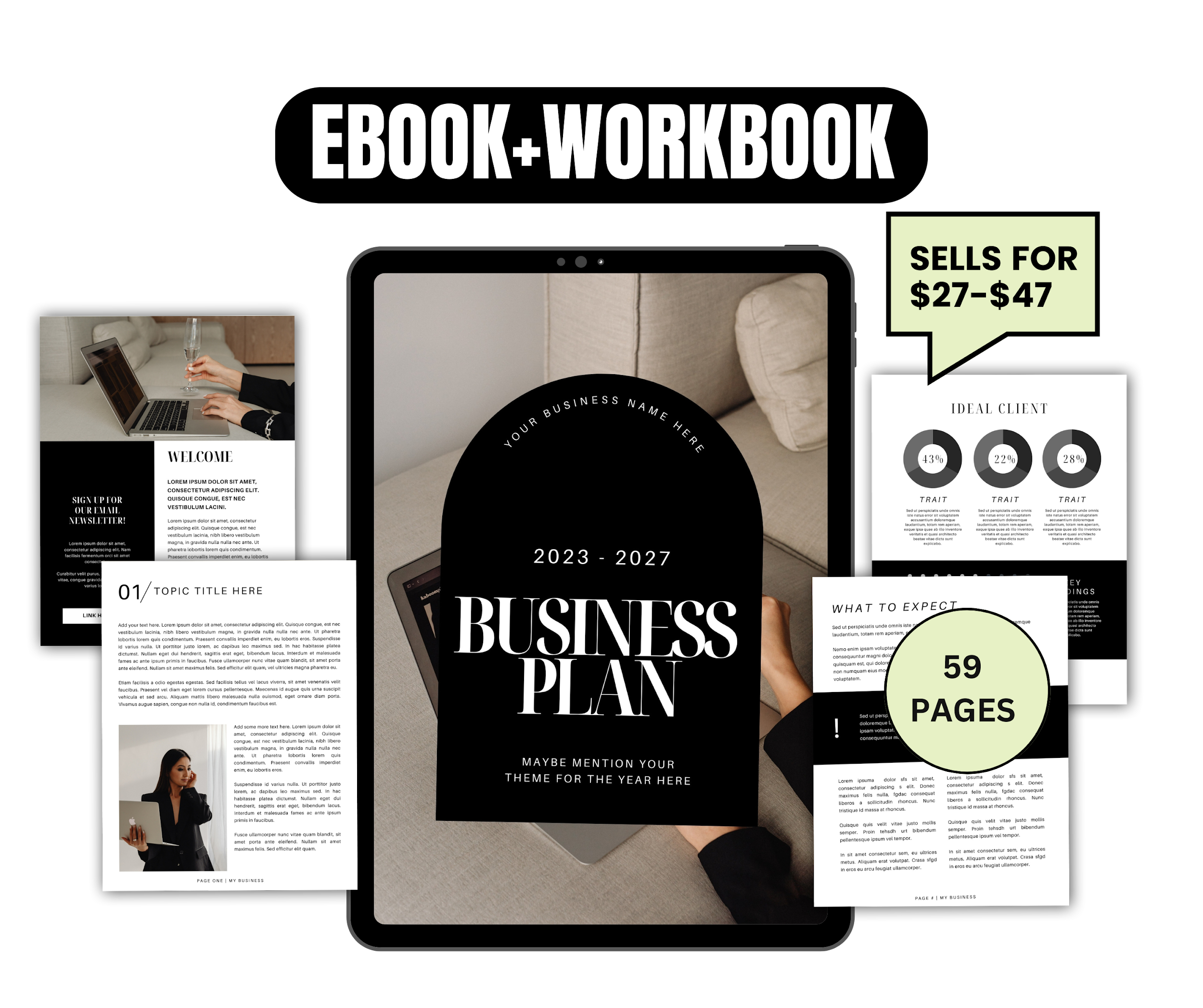 Editable Canva E-Book Templates