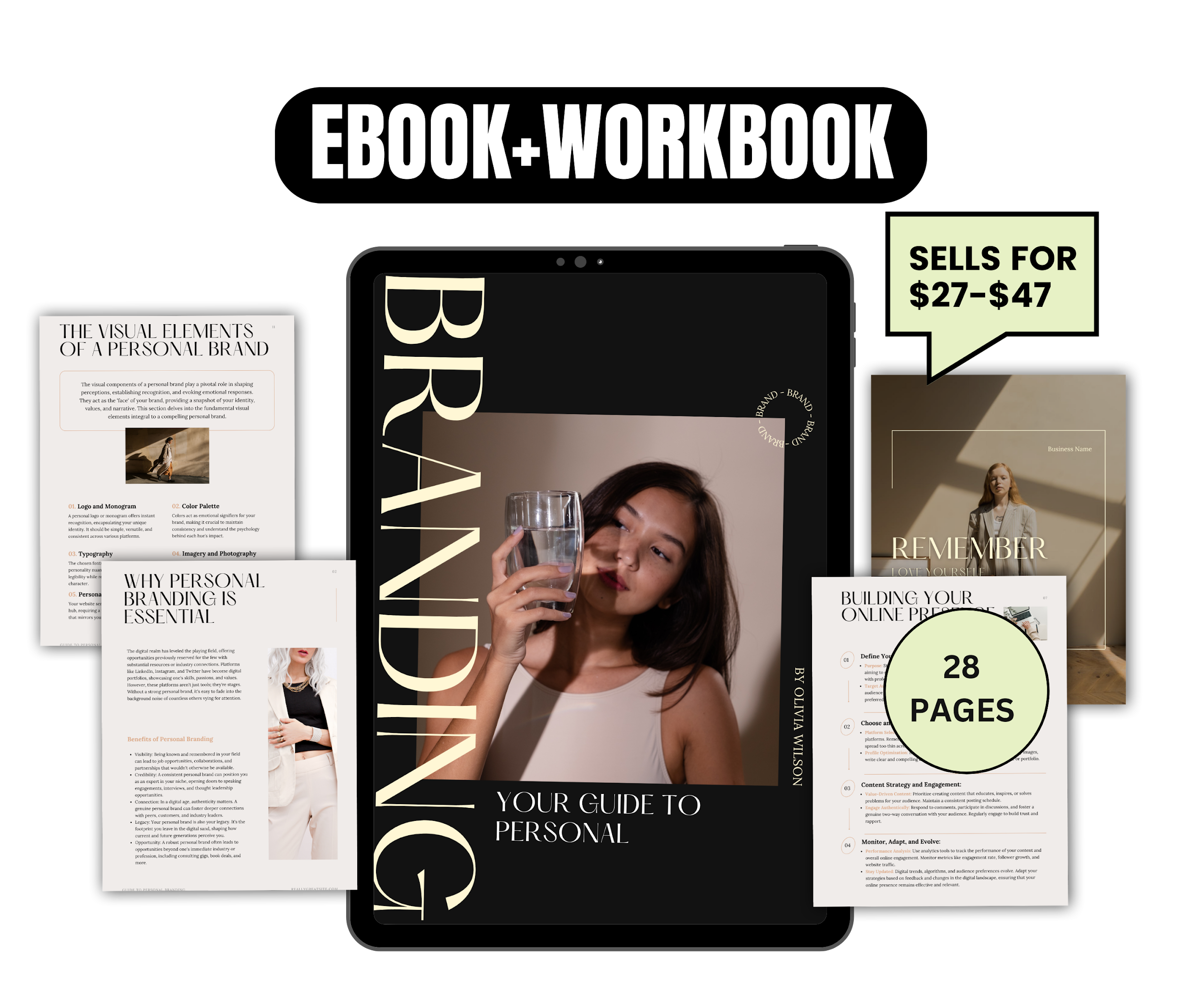 Editable Digital Planner Canva Templates