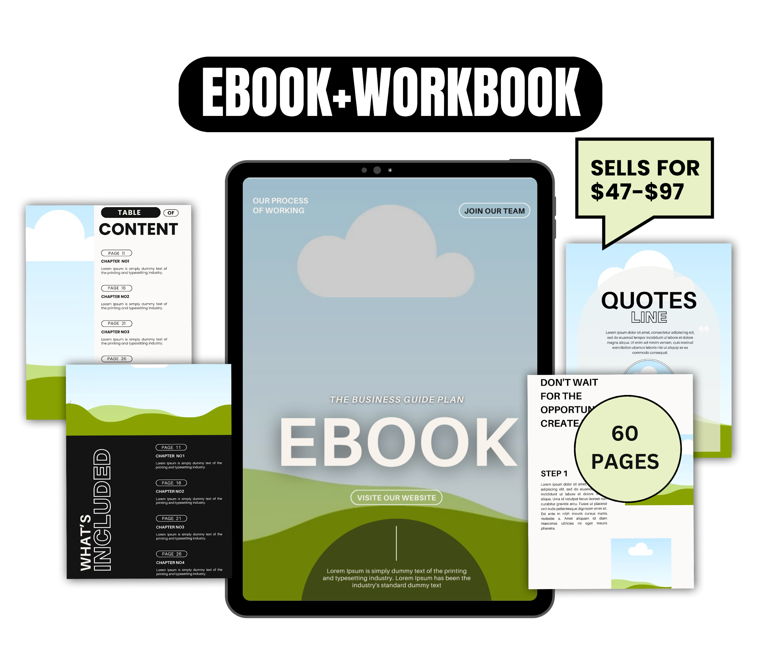 Canva E-book Template Kit