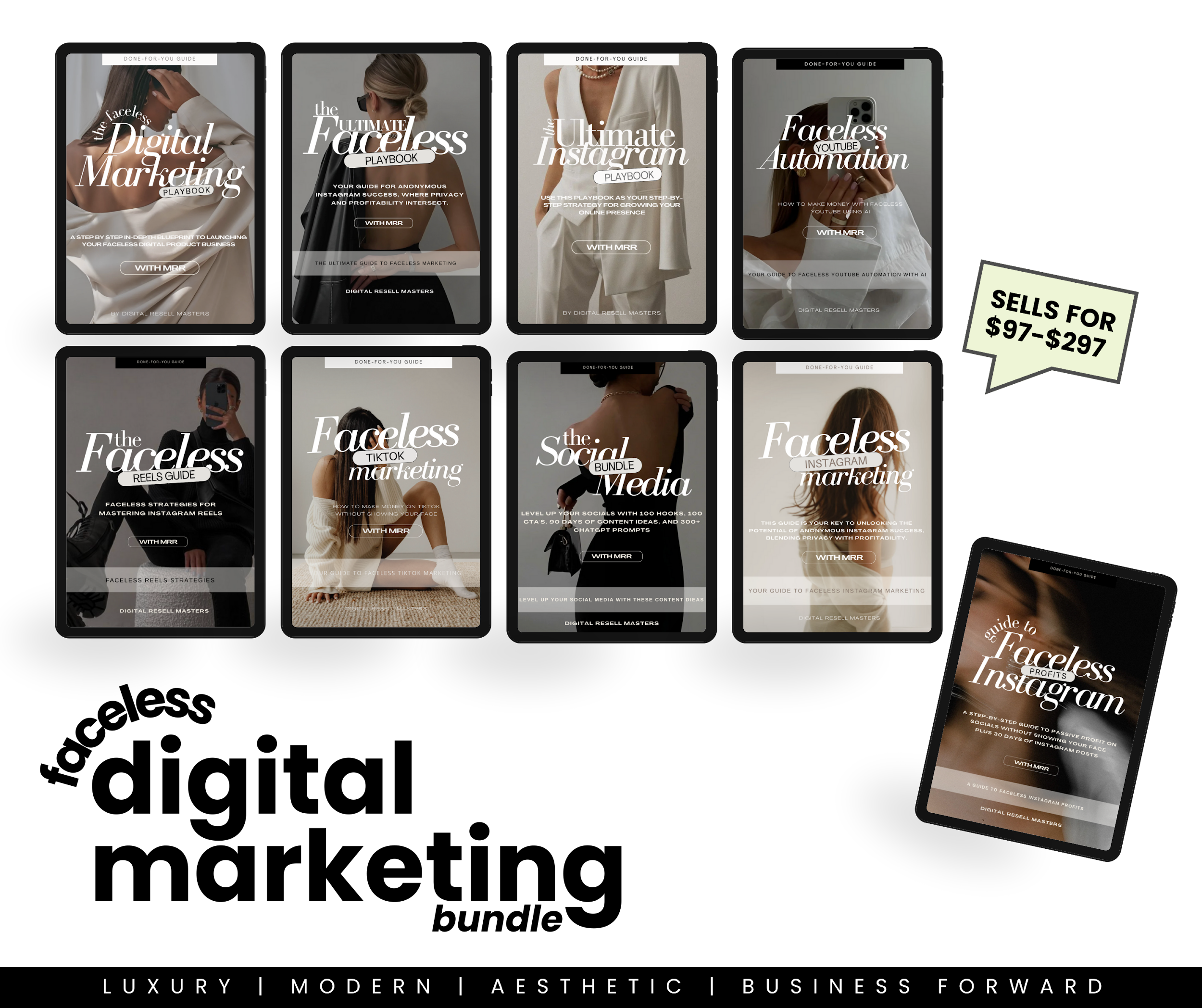 Ecourse Bundle Canva Template