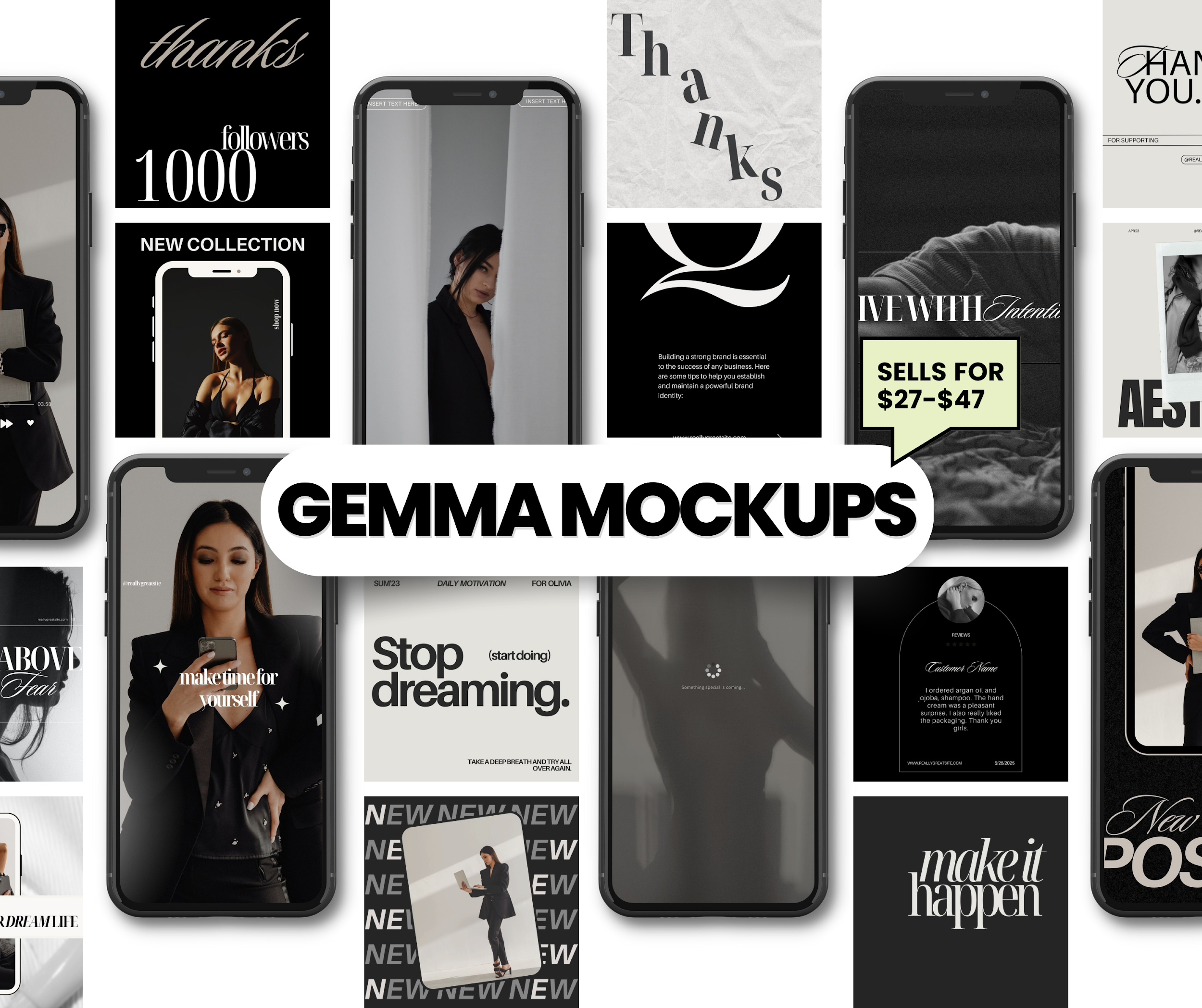 Ecommerce Product Mockup Canva Template