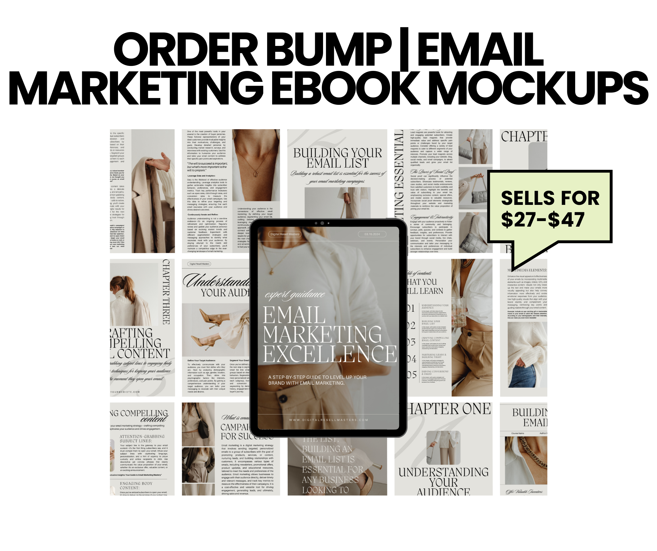 Ecommerce Product Mockup Canva Templates