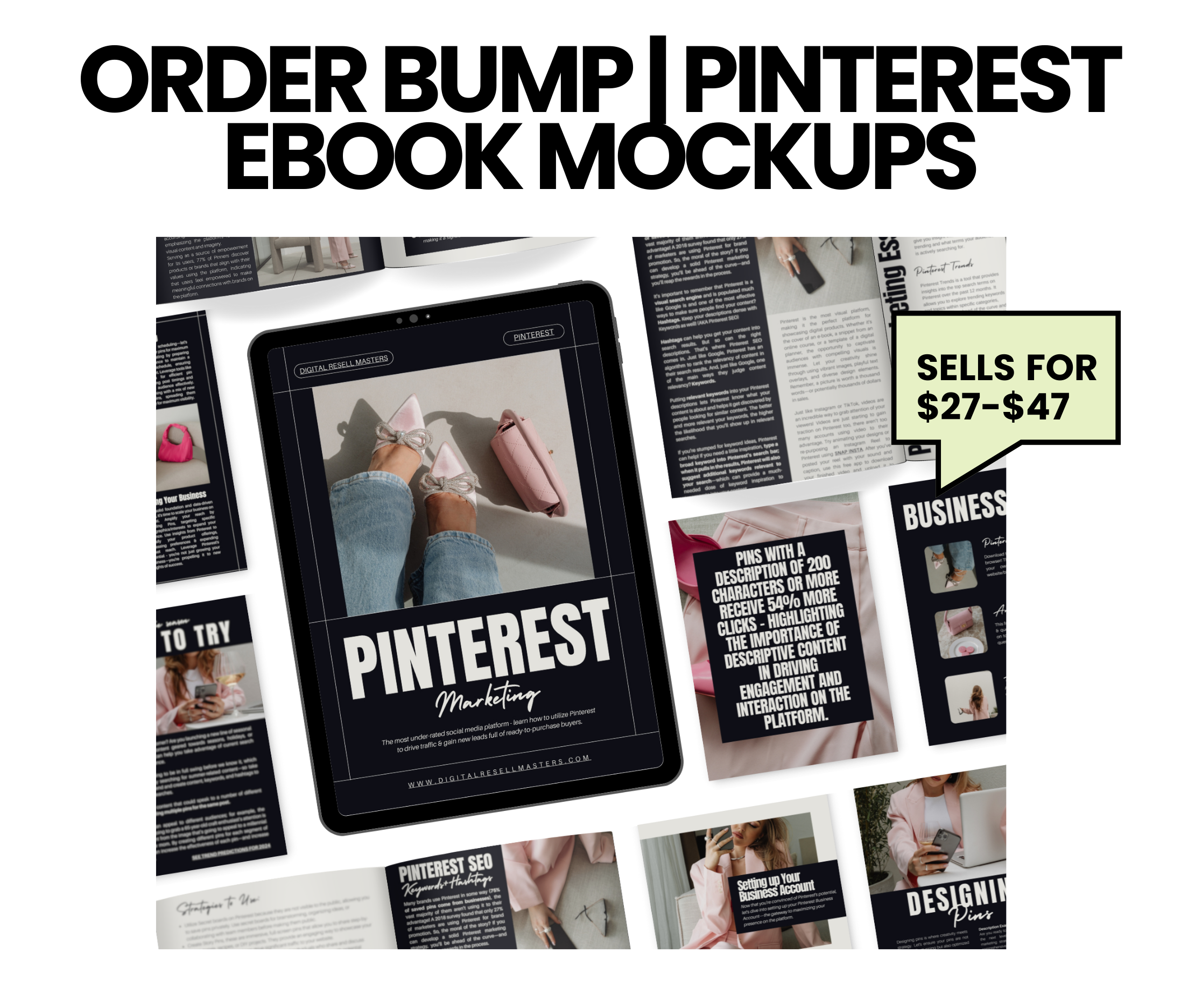 Ecommerce Product Mockup Canva Templates