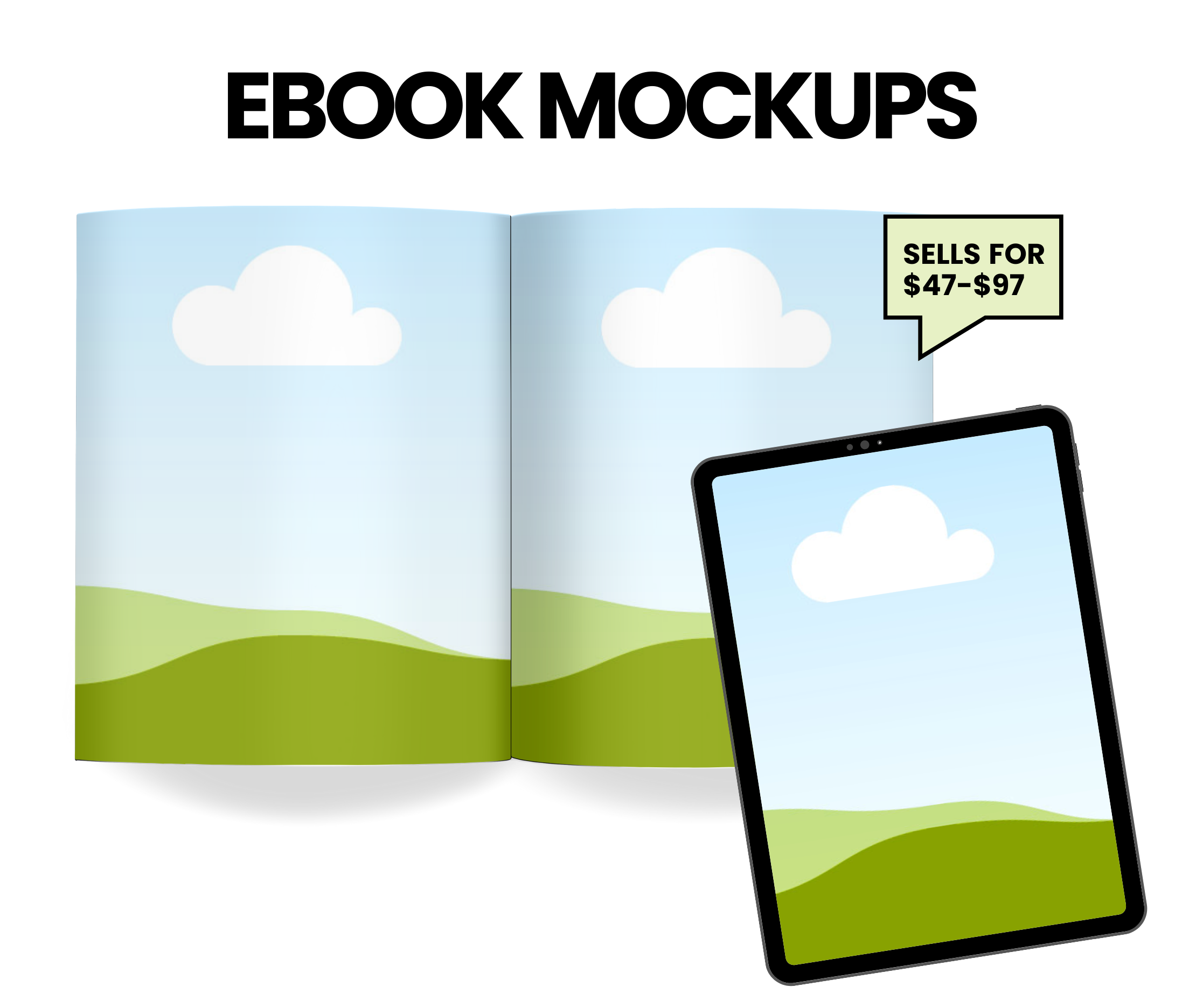 Ecommerce Product Mockup Canva Templates